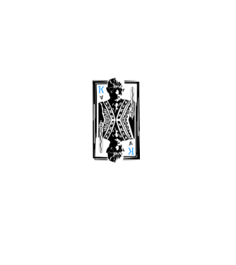 The Winter King model alb pe tricou
