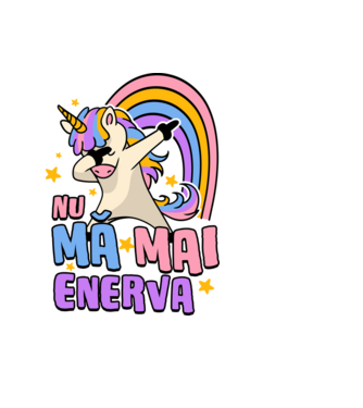 Nu mă mai enerva model negru pe tricou