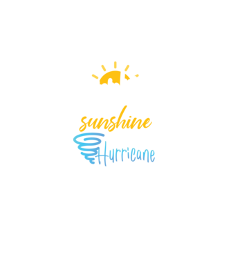 September Girls are Sunshine mixed with a little Hurricane model negru pe tricou