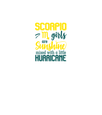 Sunshine with Hurricane SCORPIO model negru pe tricou