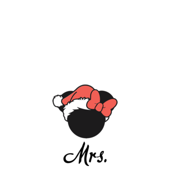 mrs christmas model nisipiu pe tricou