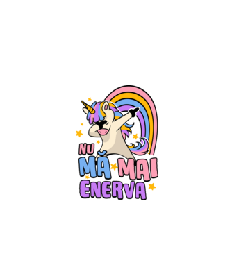 Nu mă mai enerva model negru pe tricou