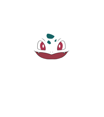 Bulbasaur model gri pe tricou