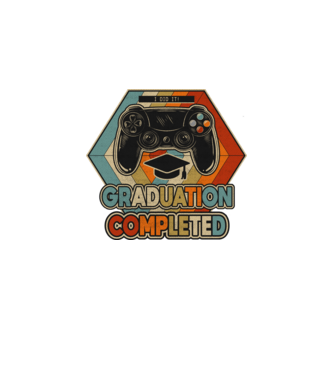 Graduation completed model model alb pe tricou