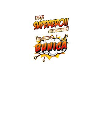 Toți supereroii se deghizează, eu sunt o bunică model roz neon pe tricou