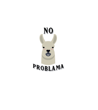 No problama model gri pe tricou