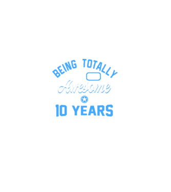 Being totally awesome 10 model negru pe tricou