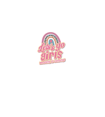 Lets go girls model alb pe tricou