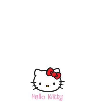 Hello Kitty model negru pe tricou