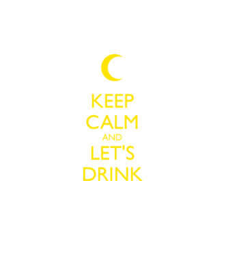 keep calm and lets drink model negru pe tricou