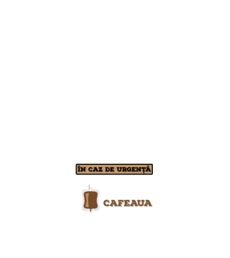 În caz de urgență, grupa mea sanguină este cafeaua model alb pe tricou