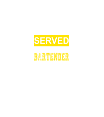 You just got served by the coolest bartender model negru pe tricou