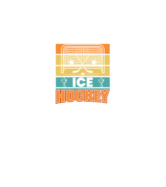 Ice Hockey model negru pe tricou