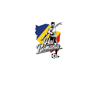 Hai romania fotbal model turcoaz pe tricou