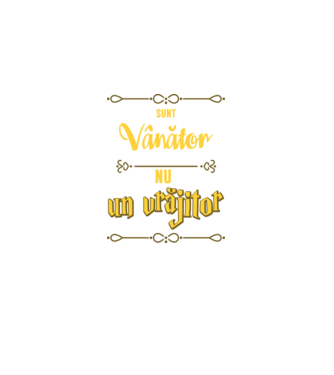 Sunt vânător, nu un magician model negru pe tricou