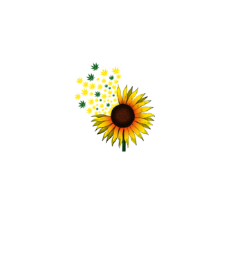 Sunflower Weed model alb pe tricou