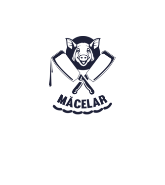măcelar model galben neon pe tricou