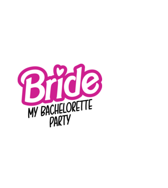 Bride Barbie model alb pe tricou