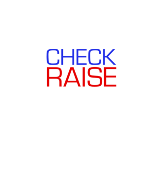 Check Raise model negru pe tricou