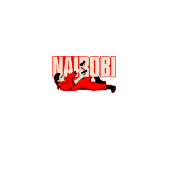nairobi la casa de papel model negru pe tricou