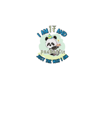 PANDASTIC 17 model alb pe tricou
