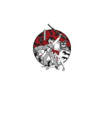 pokemon survive maki model alb pe tricou