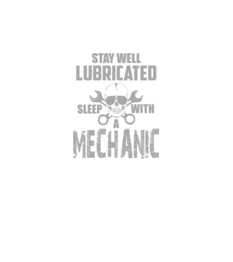 Stay well lubricated model negru pe tricou