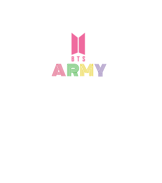 BTS ARMY model negru pe tricou