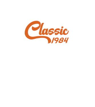 1984 Classic model alb pe tricou