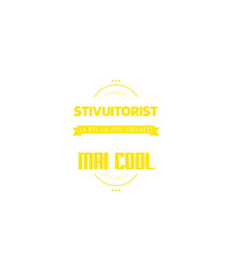 Sunt stivuitorist, la fel ca toți ceilalți, dar mult mai cool model negru pe tricou
