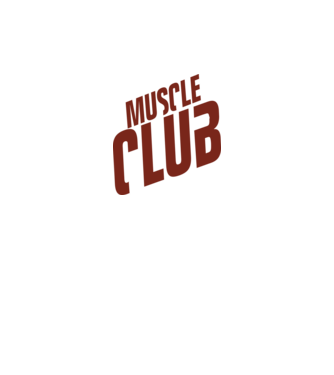 Muscle Club model negru pe tricou
