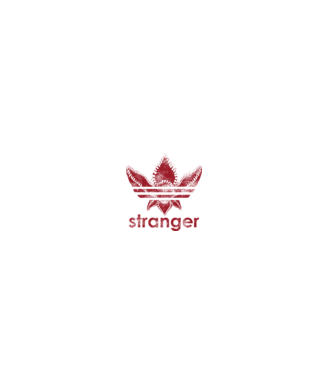 stranger things logo model negru pe tricou