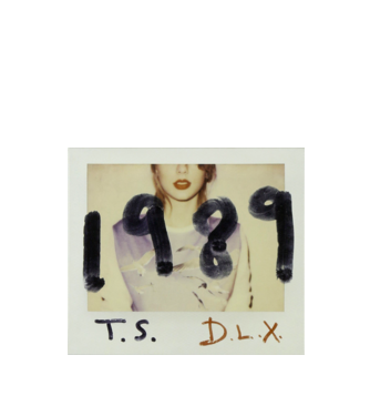 Taylor Swift polaroid model alb pe tricou