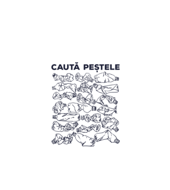 Caută peștele model alb pe tricou