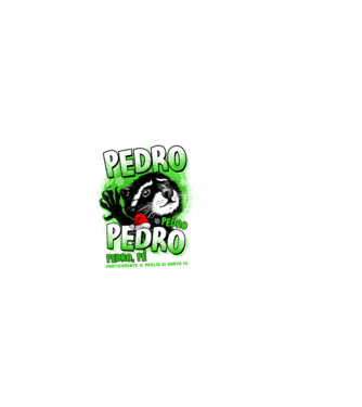 Pedro pedro christmas model negru pe tricou