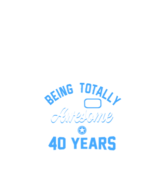 Being totally awesome 40 model negru pe tricou