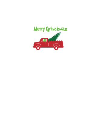 Grinchmas truck model negru pe tricou