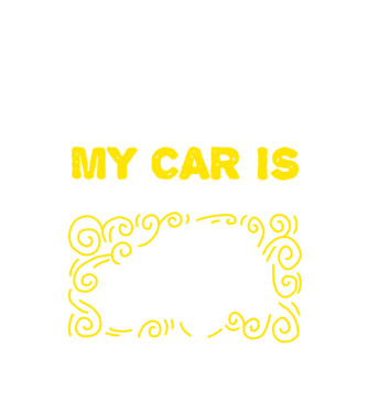 My car is older than me and I love it model negru pe tricou