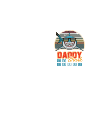 Daddy shark v2 model galben neon pe tricou