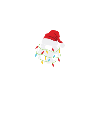 Football christmas model negru pe tricou