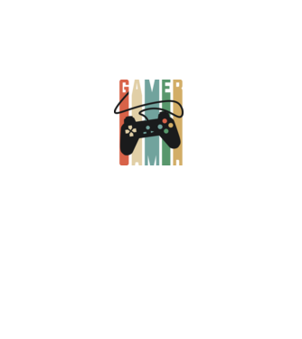 Gamer Controller model negru pe tricou