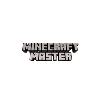 Minecraft Master model negru pe tricou