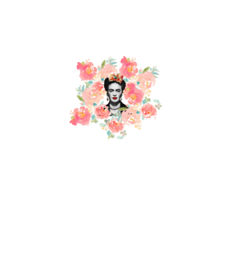 Frida Kahlo 2 model alb pe tricou