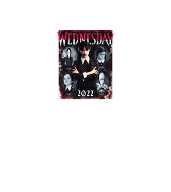 WEDNESDAY multi all time model negru pe tricou