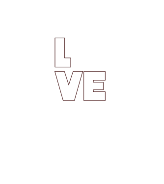 Love pingpong model negru pe tricou