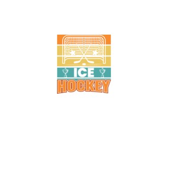 Ice Hockey model negru pe tricou