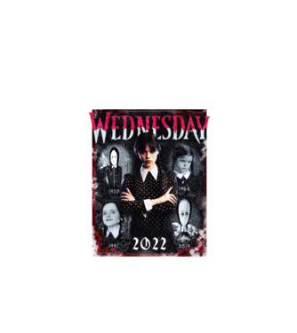WEDNESDAY multi all time model negru pe tricou
