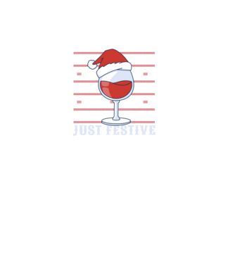 Not drunk just festive ugly sweater model negru pe tricou