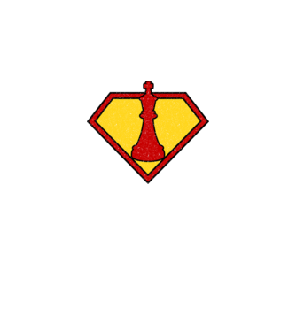 SuperChess rege model albastru regal pe tricou