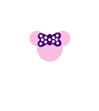 Minnie model alb pe tricou